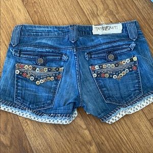 Taverniti denim shorts